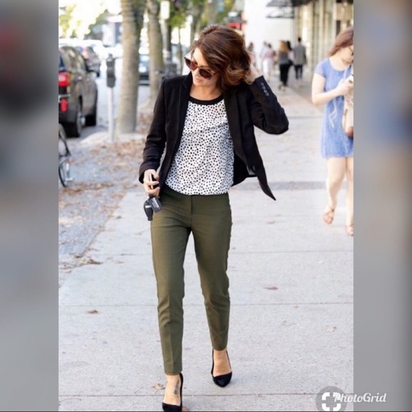 olive green pants
